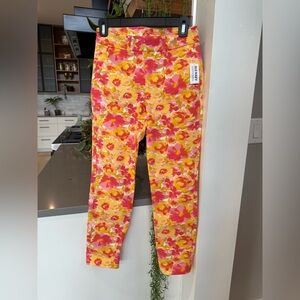 Old Navy Floral Ankle Pants NWT